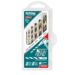 Wiertła HSS 2- 8mm 6 elementów TACSD0605