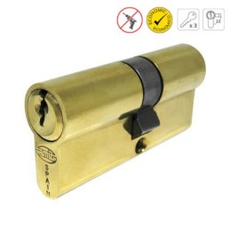 Wkładka drzwiowa 70mm 35/35 mosiądz połysk mod. 9500