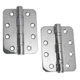 Zawias do drzwi 102x76x3mm Inox połysk 2szt. do stosowania na zewnątrz