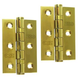 Zawias do drzwi 76x50mm stal nierdzewna INOX złoty splatany 2szt.