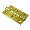 Zawias do drzwi 76x50mm stal nierdzewna INOX złoty splatany 2szt.
