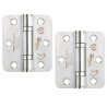 Zawias do drzwi 76x67mm stal nierdzewna INOX splatany 2szt.