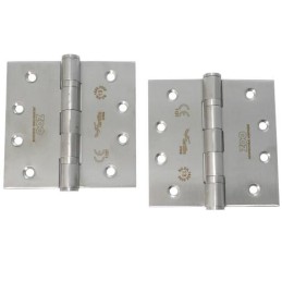 Zawias do drzwi 102x102mm stal nierdzewna INOX  2szt.