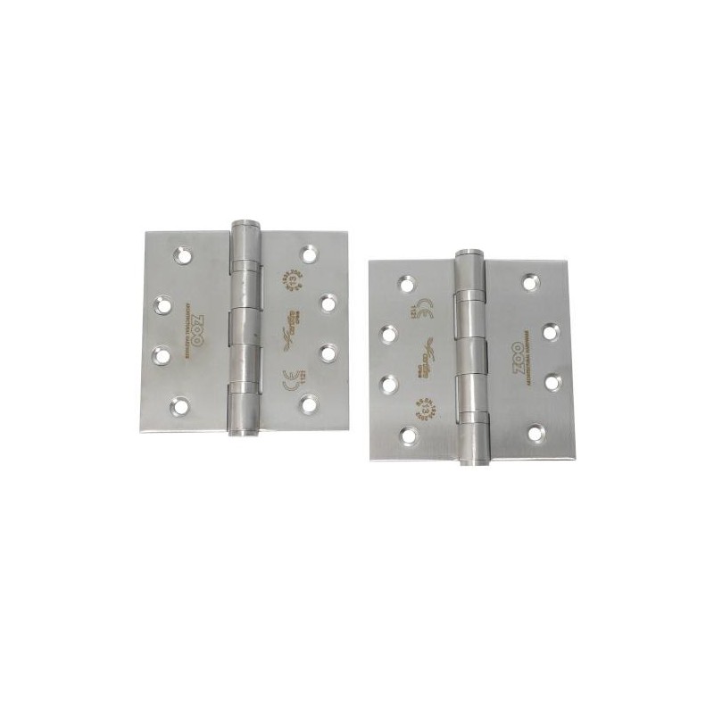 Zawias do drzwi 102x102mm stal nierdzewna INOX  2szt.