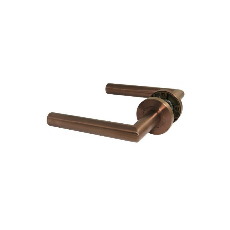 Klamka Lugano inox RT010 135mm miedziana