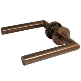Klamka Lugano inox RT010 135mm miedziana