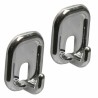 Wieszaki przyklejane 45x32x21mm chrom plastik 2szt. mod.206 DIS