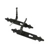 Klamka czarna wkładka 72mm szyld 280x45mm AMIG mod.101P B72