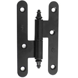 Zawias do drzwi 100x56mm stal czarny  rozłączny PRAWY (pl) mod. 408C