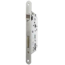 Zamek drzwiowy na wkładkę 85/60 czoło 22x238 chrom mat SICUREZZA 2.0