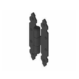 Zawias 9100-200x90 czarny DIS