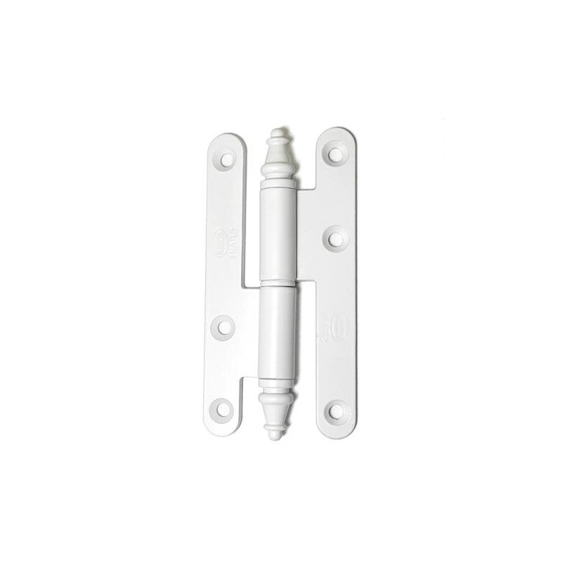 Zawias do drzwi 110x55mm stal biały rozłączny PRAWY (pl) mod. 507