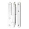 Zawias do drzwi 110x55mm stal biały rozłączny PRAWY (pl) mod. 507