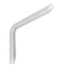 Wspornik półki aluminium biały 200x150mm mod.4