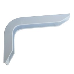 Wspornik półki aluminium biały 120x80mm mod.4