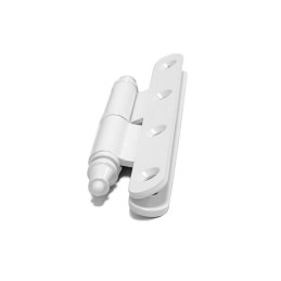 Zawias do drzwi 140x55mm stal biały rozłączny PRAWY (pl) mod. 507