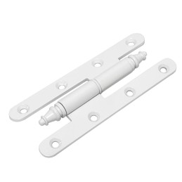 Zawias do drzwi 140x55mm stal biały rozłączny LEWY (pl) mod. 507