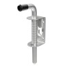 Zasuwa garażowa rygiel blokada ze sprężyną 127mm inox mod. 476