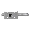 Zasuwa garażowa rygiel blokada ze sprężyną 127mm inox mod. 476