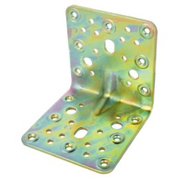 Łącznik kątowy 103x103x100mm żółty ocynk mod.303