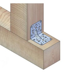 Łącznik kątowy 103x103x100mm żółty ocynk mod.303
