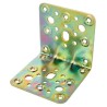 Łącznik kątowy 90x90mm żółty ocynk mod.302