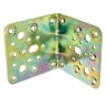 Łącznik kątowy 90x90mm żółty ocynk mod.302