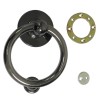 Kołatka drzwiowa Bull Ring Hardex brąz 127mm okrągła