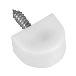 Podpórka meblowa 13x10mm biała plastikowa 8szt. mod.165