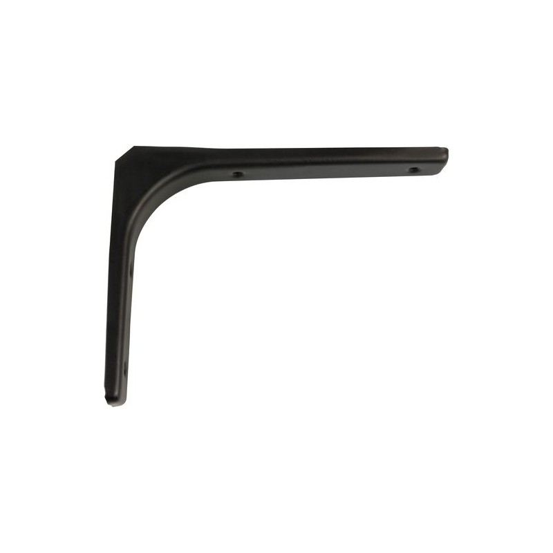 Wspornik półki stalowy czarny 200x150mm mod. 2