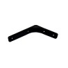 Wspornik półki stalowy czarny 200x150mm mod. 2
