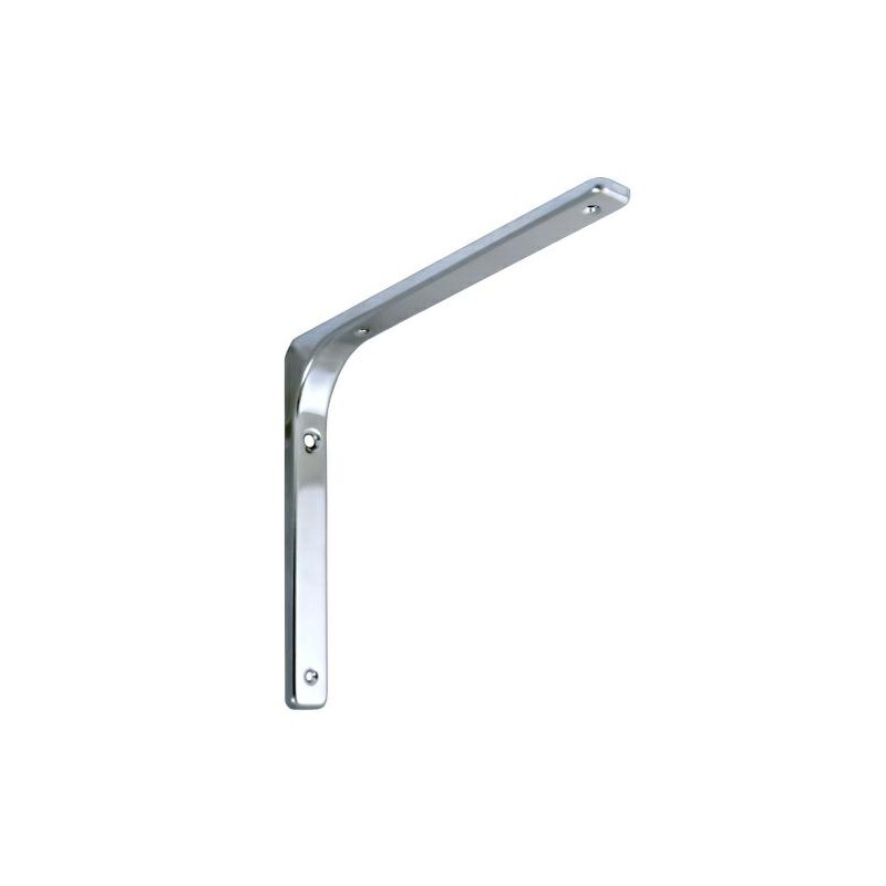 Wspornik półki stalowy chromowany 300x250mm  mod. 2