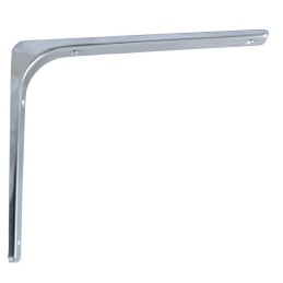Wspornik półki stalowy chromowany 300x250mm  mod. 2