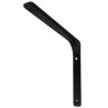 Wspornik półki stalowy czarny 300x250mm mod. 2