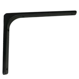 Wspornik półki stalowy czarny 300x250mm mod. 2