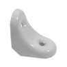 Wspornik półki stalowy biały 30x30mm mod. 2