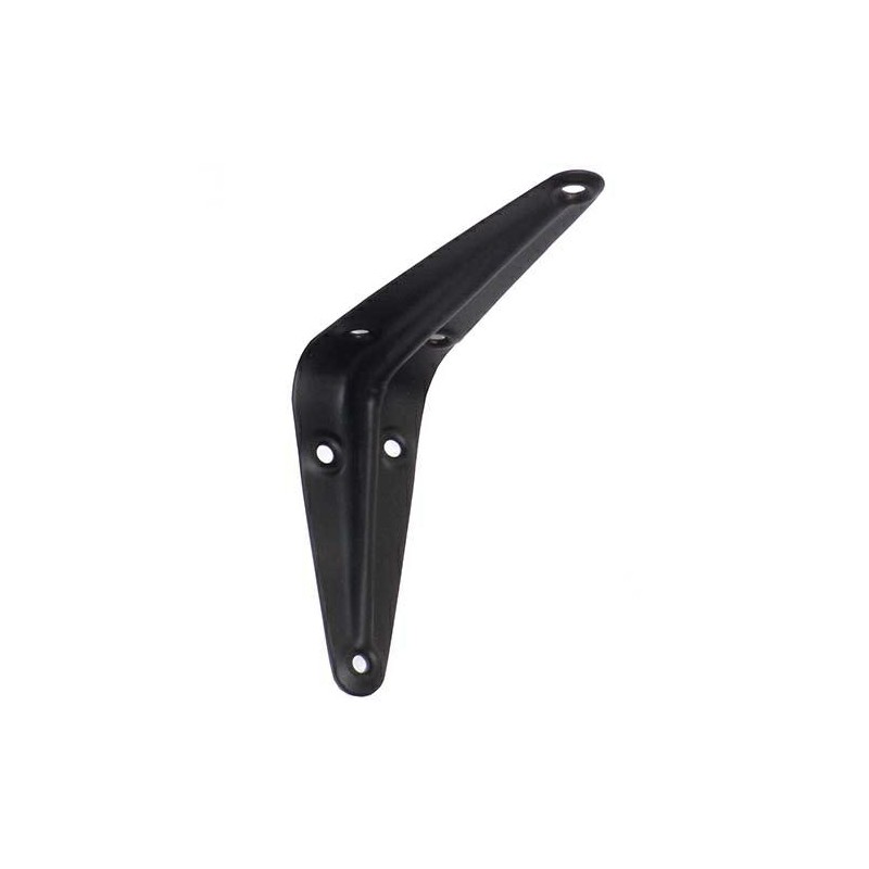 Wspornik półki stalowy czarny 100x75mm mod. 1