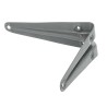 Wspornik półki stalowy szary 100x75mm mod. 1