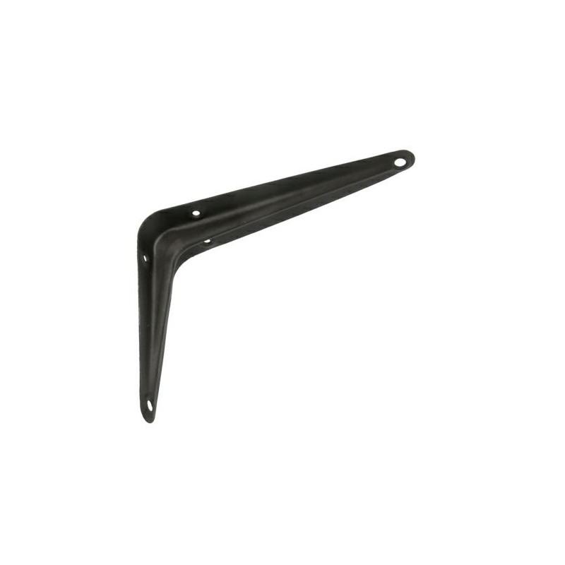Wspornik półki stalowy czarny 125x100mm mod. 1