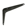 Wspornik półki stalowy czarny 125x100mm mod. 1