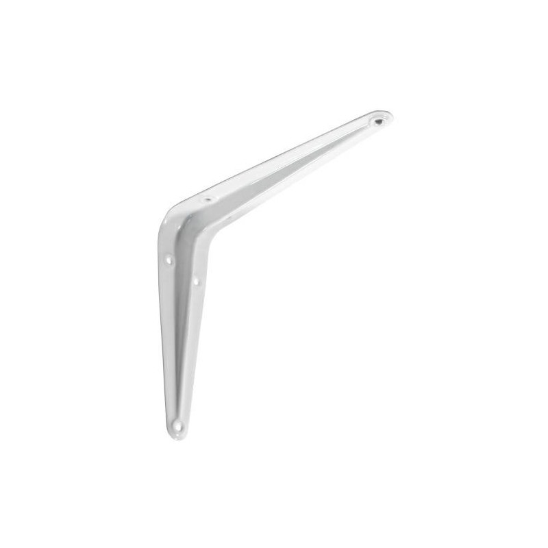 Wspornik półki stalowy biały 150x125mm mod. 1