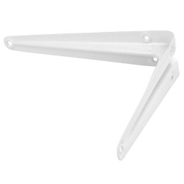 Wspornik półki stalowy biały 175x150mm mod. 1