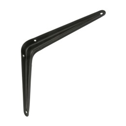 Wspornik półki stalowy czarny 175x150mm mod. 1