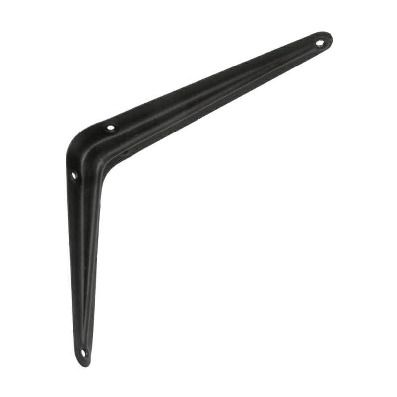 Wspornik półki stalowy czarny 175x150mm mod. 1