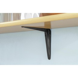 Wspornik półki stalowy czarny 175x150mm mod. 1
