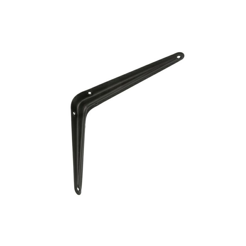 Wspornik półki stalowy czarny 200x150mm mod. 1