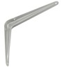 Wspornik półki stalowy srebrny 200x150mm mod. 1