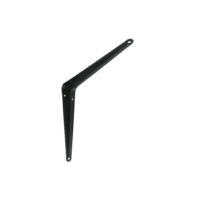 Wspornik półki stalowy czarny 225x200mm  mod. 1