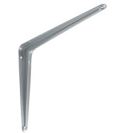 Wspornik półki stalowy srebrny 250x200mm mod. 1