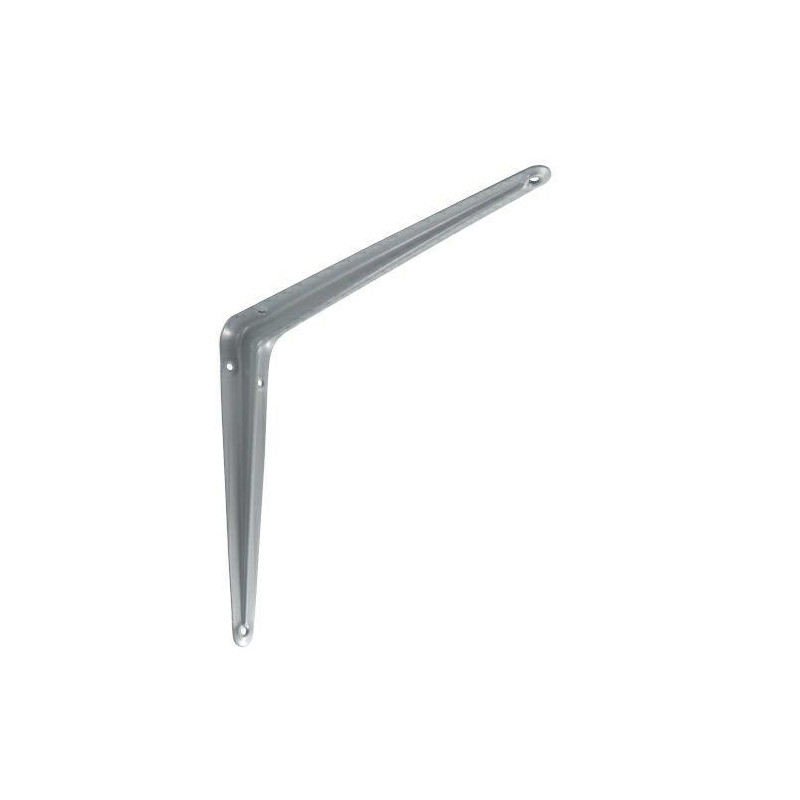 Wspornik półki stalowy srebrny 250x200mm mod. 1